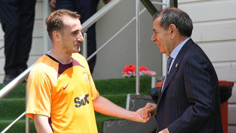 Galatasaray idmanında büyük sürpriz! Dursun Özbek moral verdi...