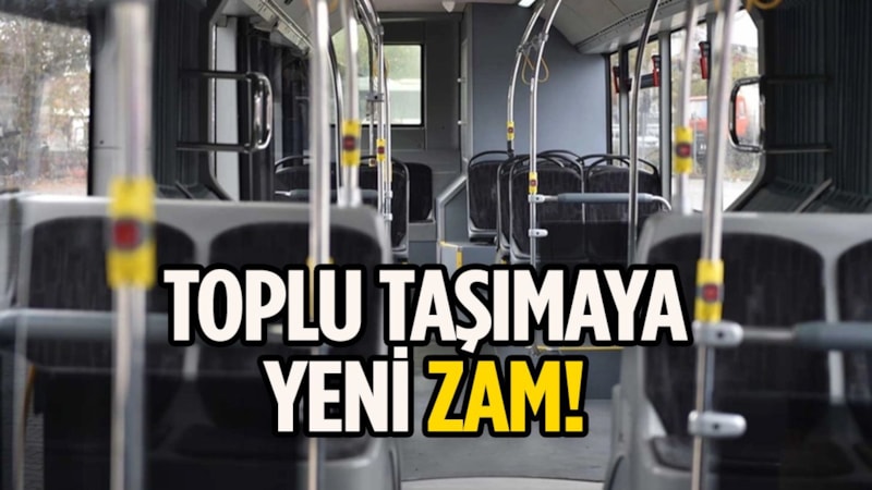 O şehirde toplu taşıma ücretlerine zam; İşte yeni fiyatlar