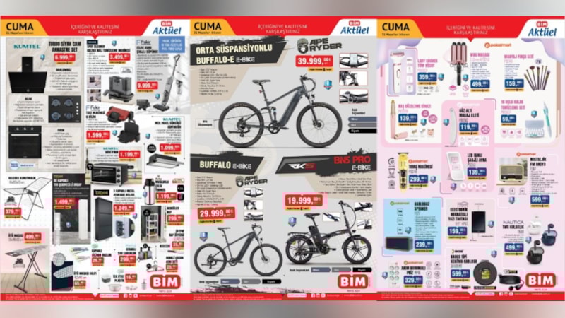 BİM duyurdu! Bu kez müjde erkeklere; Tıraş Makinesi 299.00 TL, RKS Bisiklet 19.999 TL…