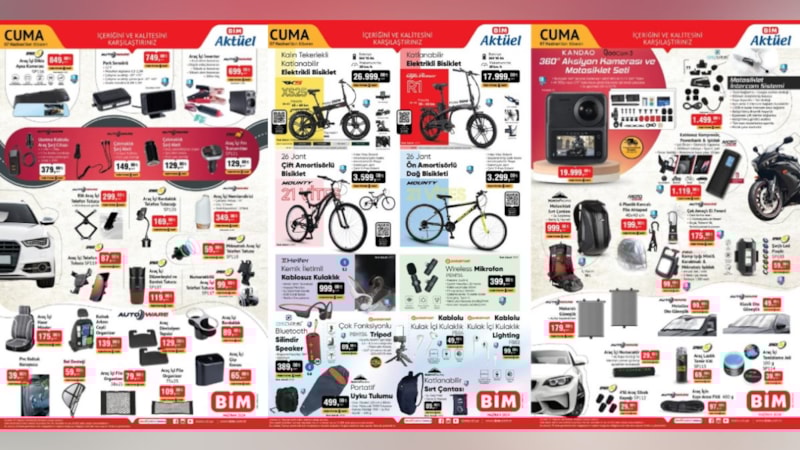 BİM’den araç sahiplerine müjde: Çakmaklık Şarj Aleti 129.00 TL, Telefon Tutucu 59.00 TL…