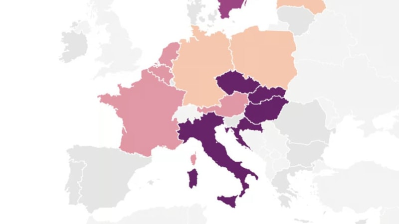 Avrupa'da aşırı sağın yükselişini gösteren harita