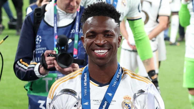 Vinicius Junior, UEFA Şampiyonlar Ligi'nde sezonun en iyi futbolcusu oldu