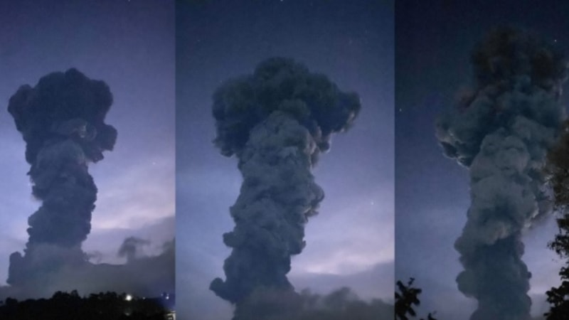 Filipinler'de Kanlaon Yanardağı'nda patlama