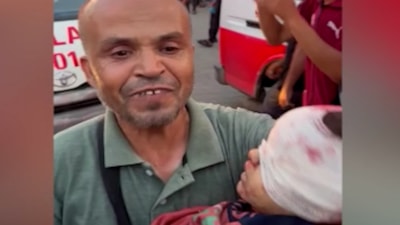 Filistinli babanın oğluna vedası yürek burktu