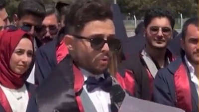 Suriyeli öğrencinin mezuniyet töreninde yaptığı konuşma çarpıtıldı