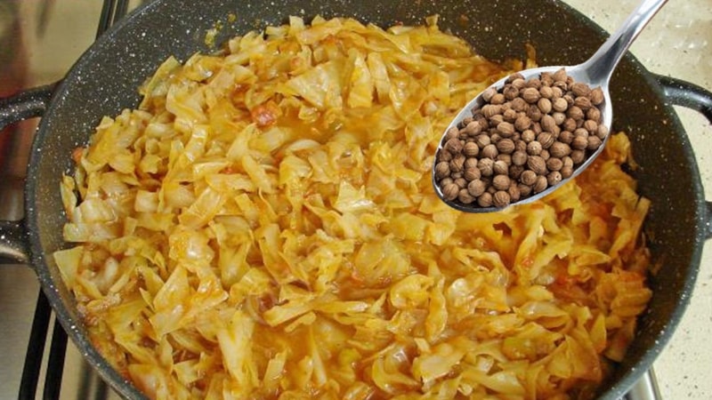 Lahana pişirirken içine 1 kaşık atın, gaz sorununu ortadan kaldırın…