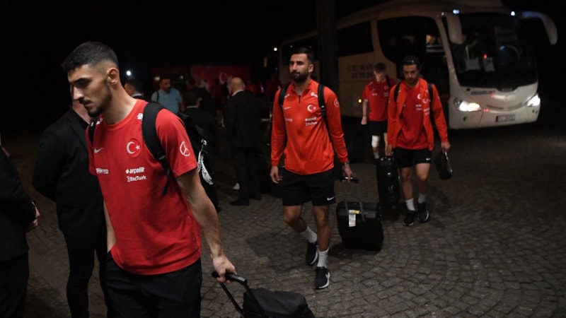 A Milli Futbol Takımımız Polonya'ya geldi