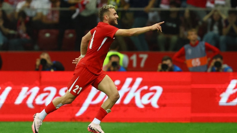 Barış Alper Yılmaz, milli takımdaki 2. golünü kaydetti