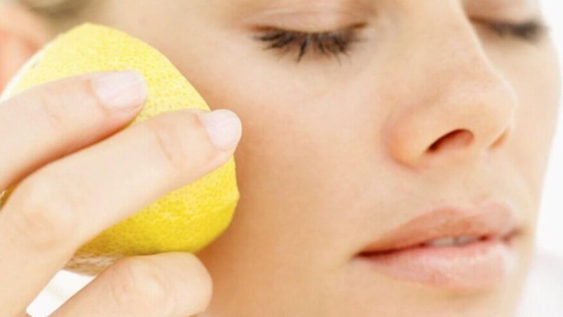 Yüzünüze limon suyu sürün, o derdi tarihe gömün…