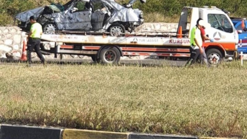 Çankırı'da takla atan otomobilin sürücüsü Şahin öldü, arkadaşı yaralı