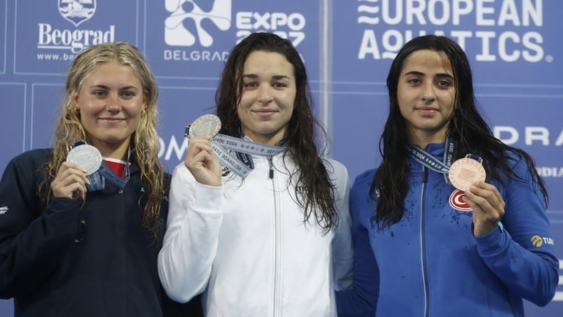 Milli yüzücü Deniz Ertan Avrupa üçüncüsü