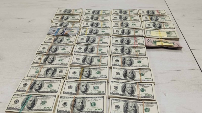 Televizyon içerisine saklanan 340 bin dolar gümrüğe takıldı