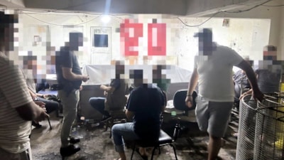 Gaziantep'te horoz dövüşçülerine 96 bin TL ceza kesildi