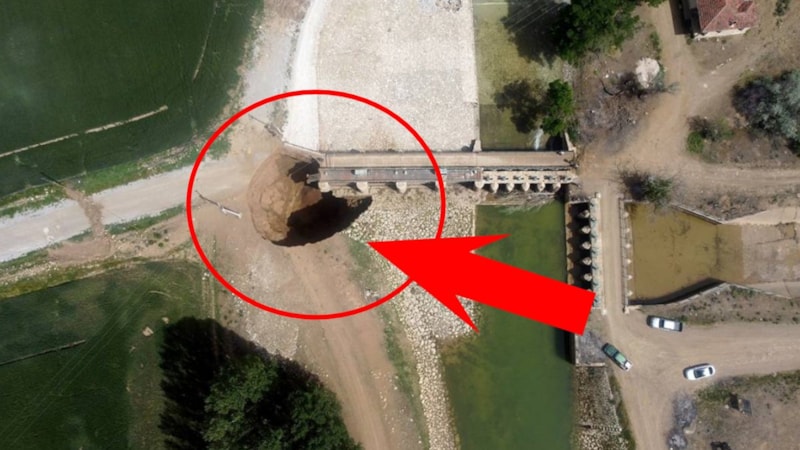 Film değil gerçek! Dev yarıkları gören şok oldu: “Yer altından ses geldi”