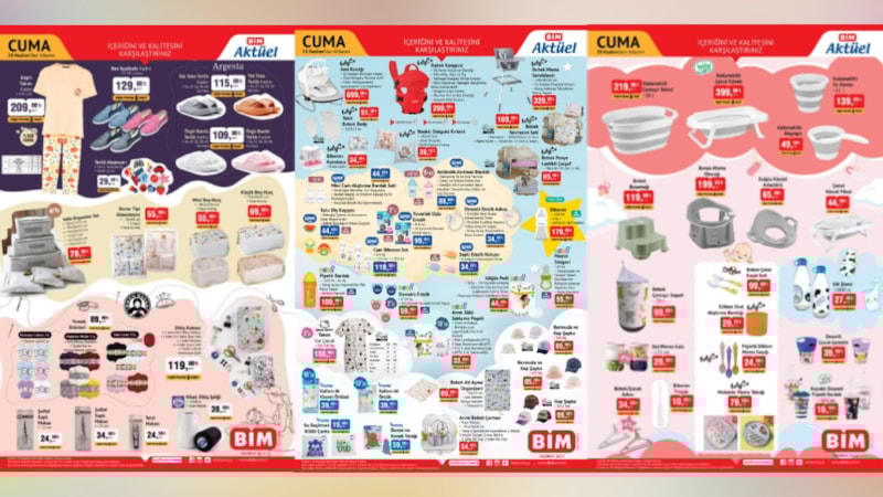 Bebek düşünen BİM’e koşsun: Mama Sandalyesi 329.00 TL, Ana Kucağı 699.00 TL