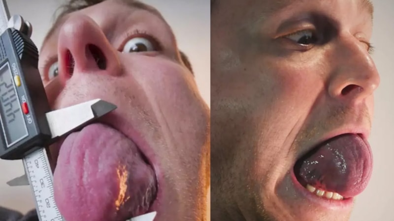 Diliyle Guinness rekortmeni oldu! Dünyanın en büyük diline sahip…