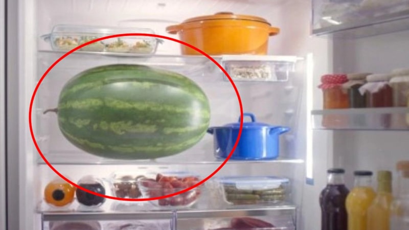 Karpuzu buzdolabına böyle koyan yandı! Bakın nelere sebep oluyor