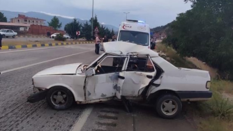 Karabük'te kazaya karışan sürücü hem ehliyetsiz hem de alkollü çıktı