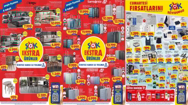 ŞOK’a Samsonite valiz geliyor… Fiyatını duyan kuyruğa girecek
