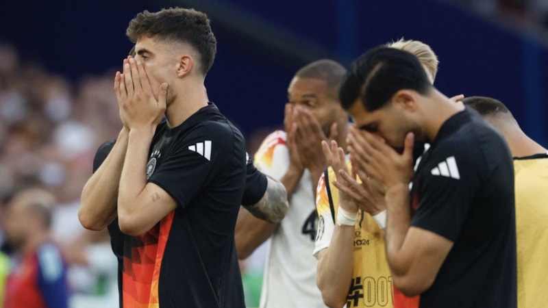 EURO 2024'ten elenen Almanya, hayal kırıklığı yaşadı
