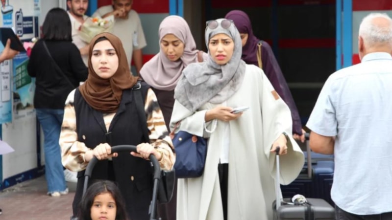 Trabzon Havalimanı'nda Arap turist yoğunluğu