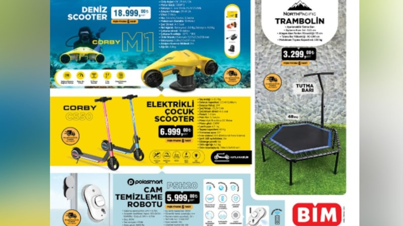 BİM’den dev fırsat; Elektrikli Scooter 6.999 TL…