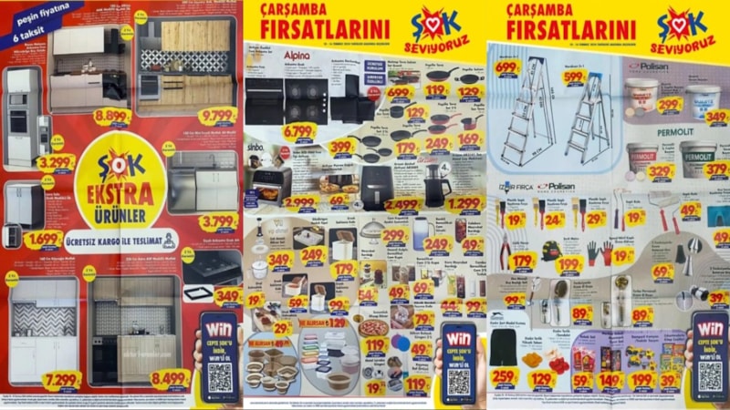 Evini yenileyeceklere ŞOK’tan müjde: Boya 299.00 TL, Merdiven 599.00 TL…