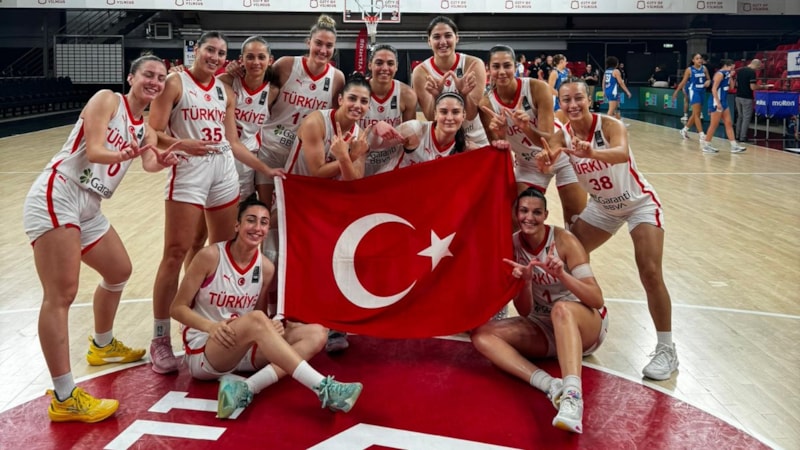 20 Yaş Altı Kadın Milli Basketbol Takımı, Avrupa Şampiyonası'nda çeyrek finalde