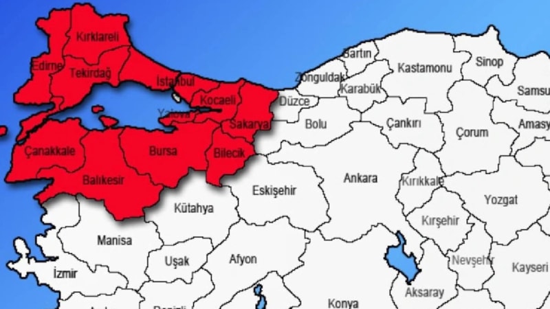 İstanbul, Kocaeli, Yalova, Sakarya, Bursa dikkat! Tarih verildi; şakır şakır geliyor