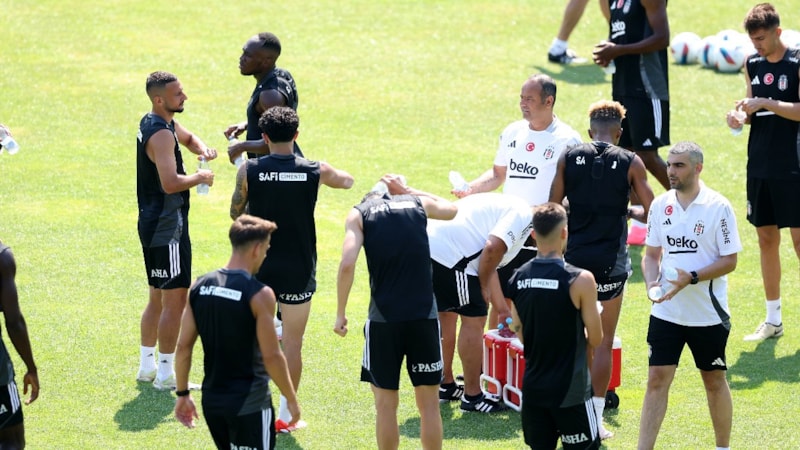 Beşiktaş, Slovenya'daki ilk saha idmanını yaptı