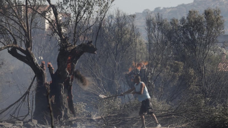 Yunanistan'da yüksek yangın riski uyarısı