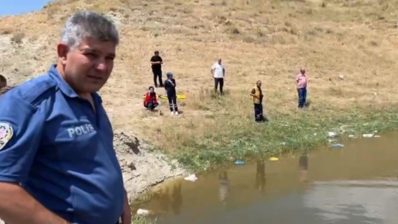 Van'da gölete giren çocuğun kalbi durdu