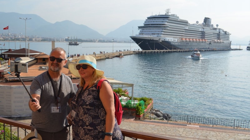 Kruvaziyerle 6 ayda 574 bin 509 ziyaretçi geldi