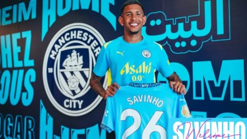 Savinho resmen Manchester City'de