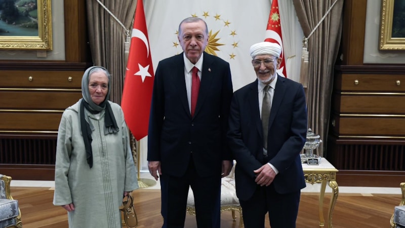 Cumhurbaşkanı Erdoğan, Faslı filozof Taha Abdurrahman'ı kabul etti