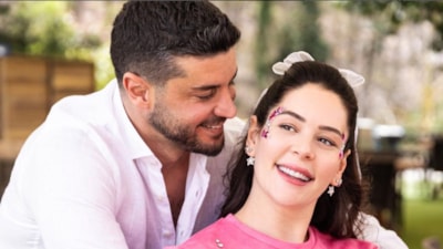 Oyuncu Berk Oktay 4 aylık kızı Mira Milena’yı paylaştı! 