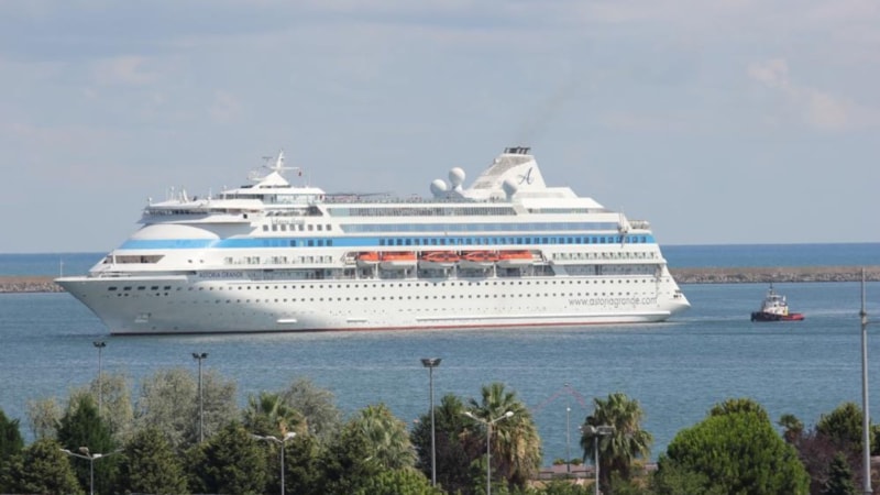 Samsun'da kruvaziyer turizmi sürüyor: 980 Rus turist Samsun'da