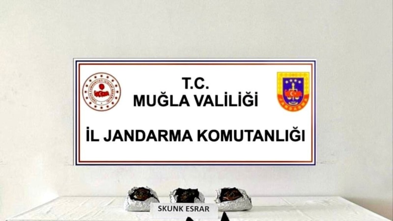 Muğla'da tütünle kaplanmış uyuşturucu ele geçirildi