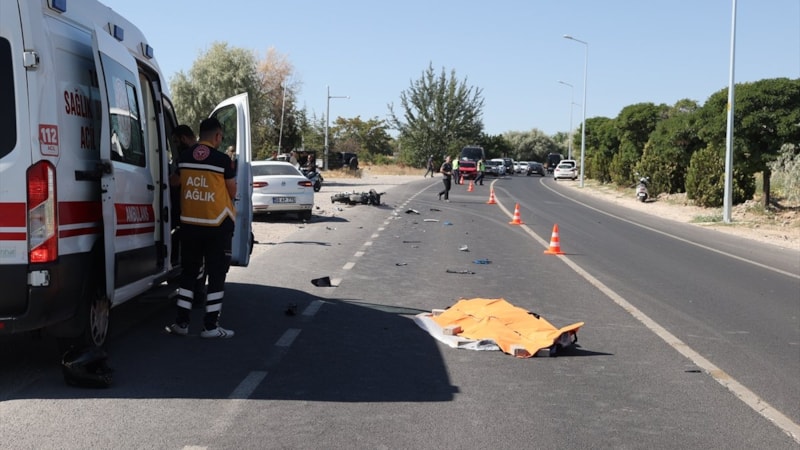 Nevşehir'de otomobille çarpışan motosikletin sürücüsü öldü