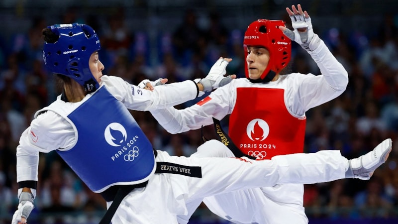 Milli tekvandocu Hatice Kübra İlgün, Olimpiyat Oyunları'na veda etti