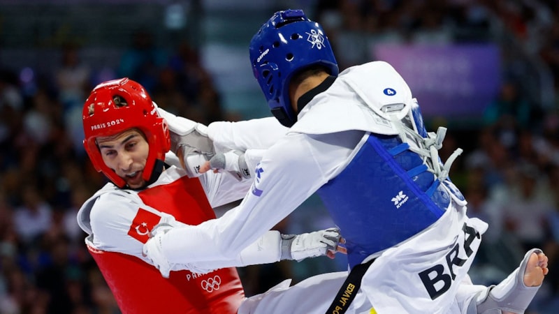 Milli tekvandocu Hakan Reçber, madalya şansını kaybetti