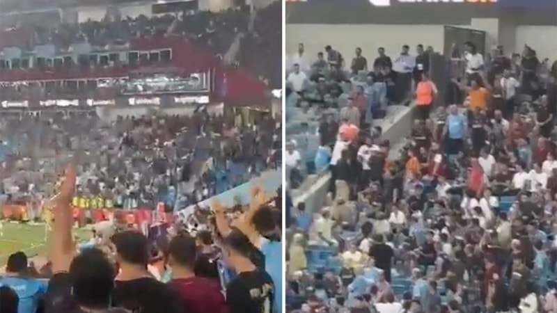 Trabzonspor’dan Galatasaray formalı taraftarlara yapılan saygısızlığa tepki