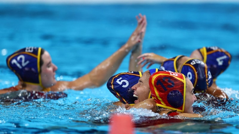 Kadınlar sutopunda İspanya altın madalya kazandı