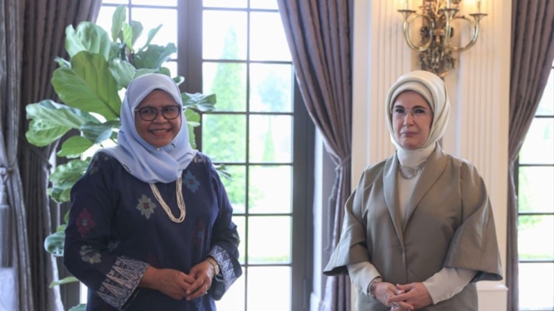 Emine Erdoğan'dan Kuala Lumpur Belediye Başkanı Sharif'e tebrik