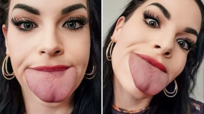 Dünyanın en geniş dilli insanı belli oldu: Guinness Rekorlar Kitabı'na girdi