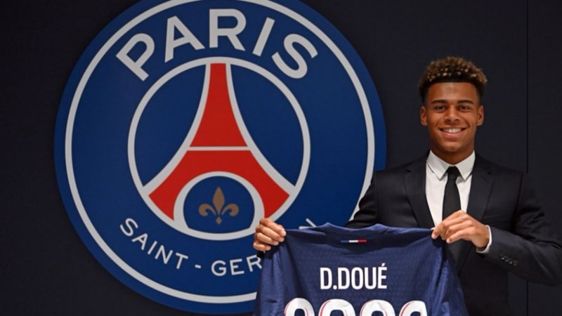 PSG, Rennes’den Desire Doue’yi kadrosuna kattı
