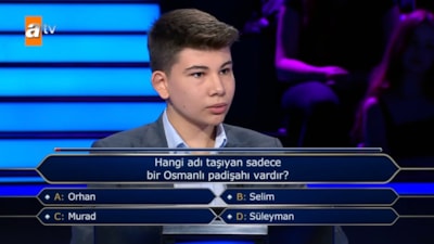 Kim Milyoner Olmak İster'e katılan 16 yaşındaki şirket sahibi yarışmacı