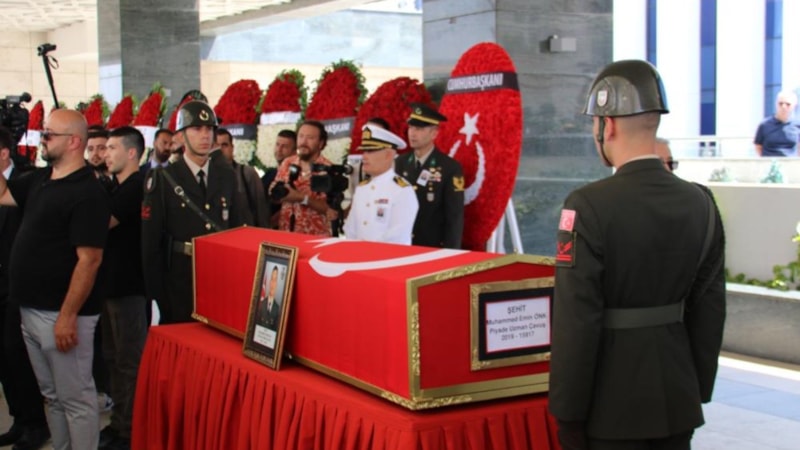 Şehit Piyade Uzman Çavuş Muhammed Emin Önk son yolculuğuna uğurlandı