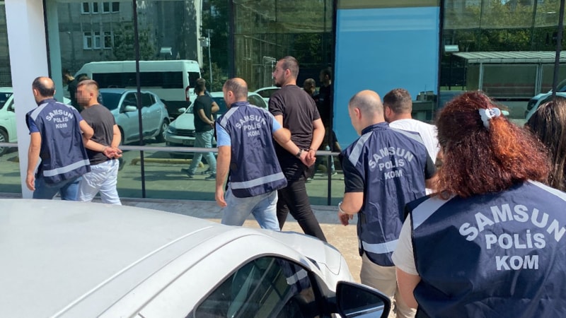 Samsun'da kuyumcudan 10 milyon lira isteyen çeteye operasyon