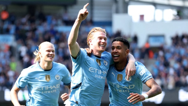 Manchester City'den Ipswich Town'a 4 dakikada 3 gol